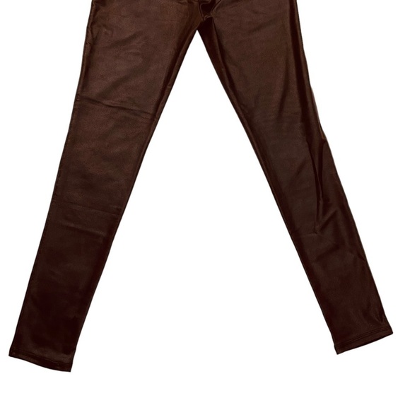 NYDJ ESPRESSO COATED HIGH WAIST STRETCHY LEGGINGS - Picture 9 of 13